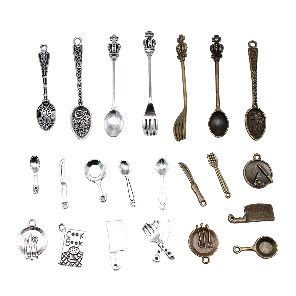 20pcs Tableware Dinnerware Din - Vintage Collectible Spoons ulasan dan harga
