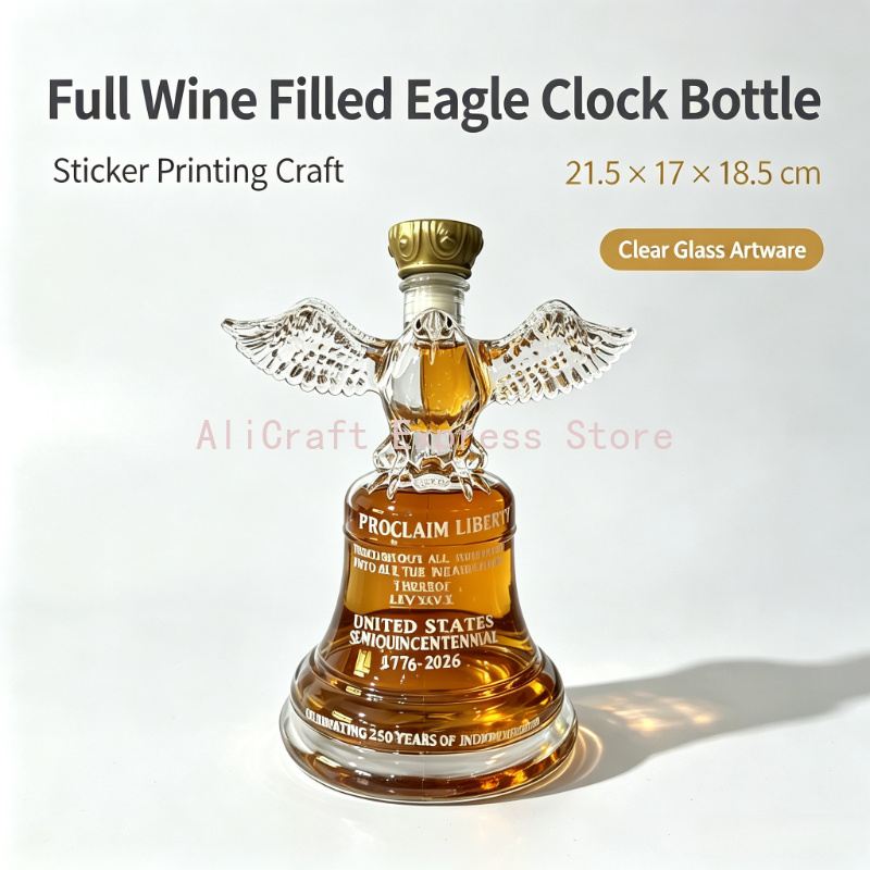 250th Independence Eagle Bell  - Vintage Collectible Liquor Bottles ulasan dan harga