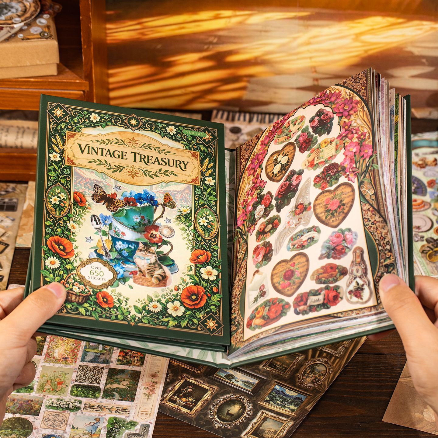 Sticker book vintage collectio - Vintage Collectible Books ulasan dan harga